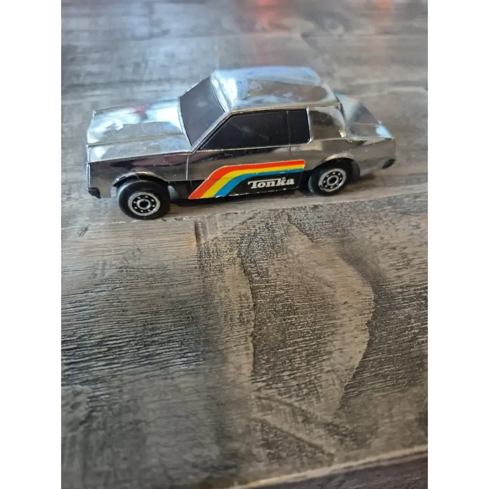 Vintage Tonka Lot of 3 Vehicles Van/Truck Car F1 Racer Black Rainbow Toy READ